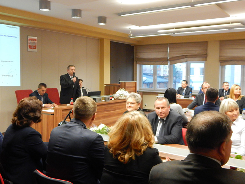 Zaprzysiężenie burmistrza