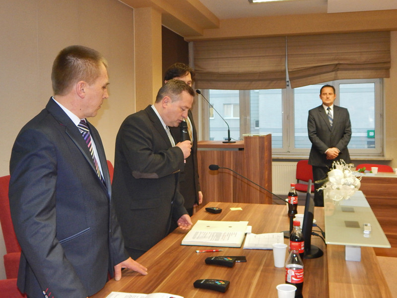 Zaprzysiężenie burmistrza