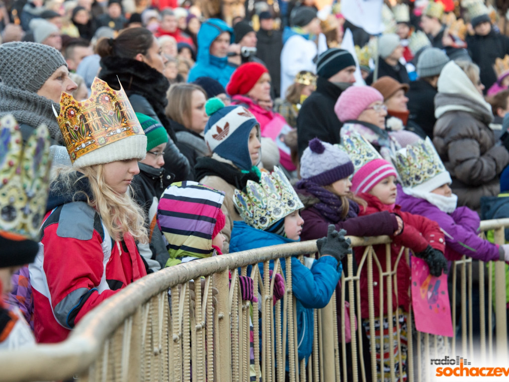Orszak Trzech Króli odwiedził Sochaczew