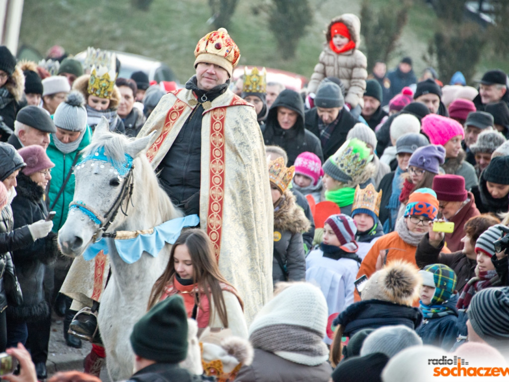 Orszak Trzech Króli odwiedził Sochaczew