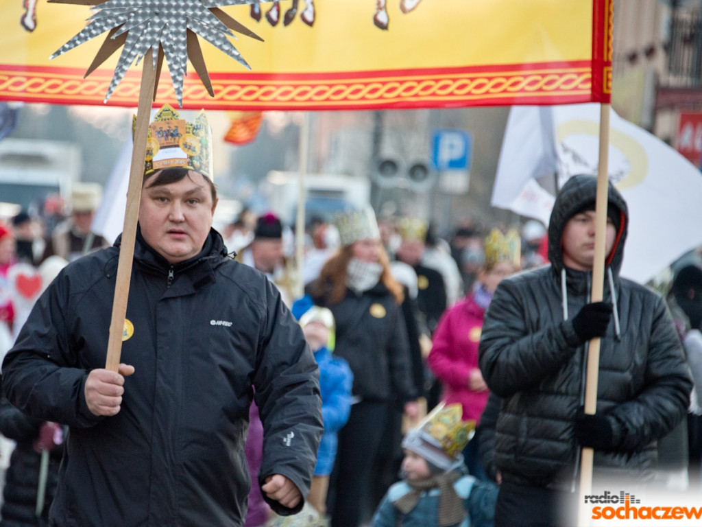 Orszak Trzech Króli odwiedził Sochaczew