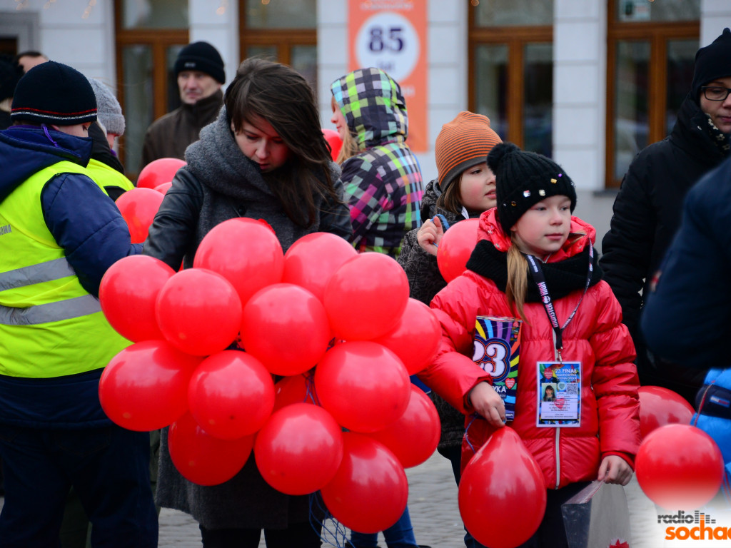 WOŚP z Radiem Sochaczew - fotorelacja - serce Sochaczewa
