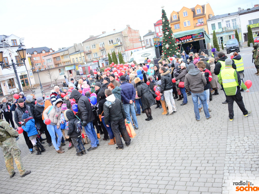 WOŚP z Radiem Sochaczew - fotorelacja - serce Sochaczewa