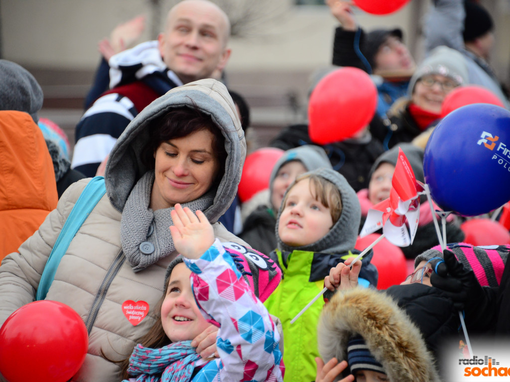 WOŚP z Radiem Sochaczew - fotorelacja - serce Sochaczewa