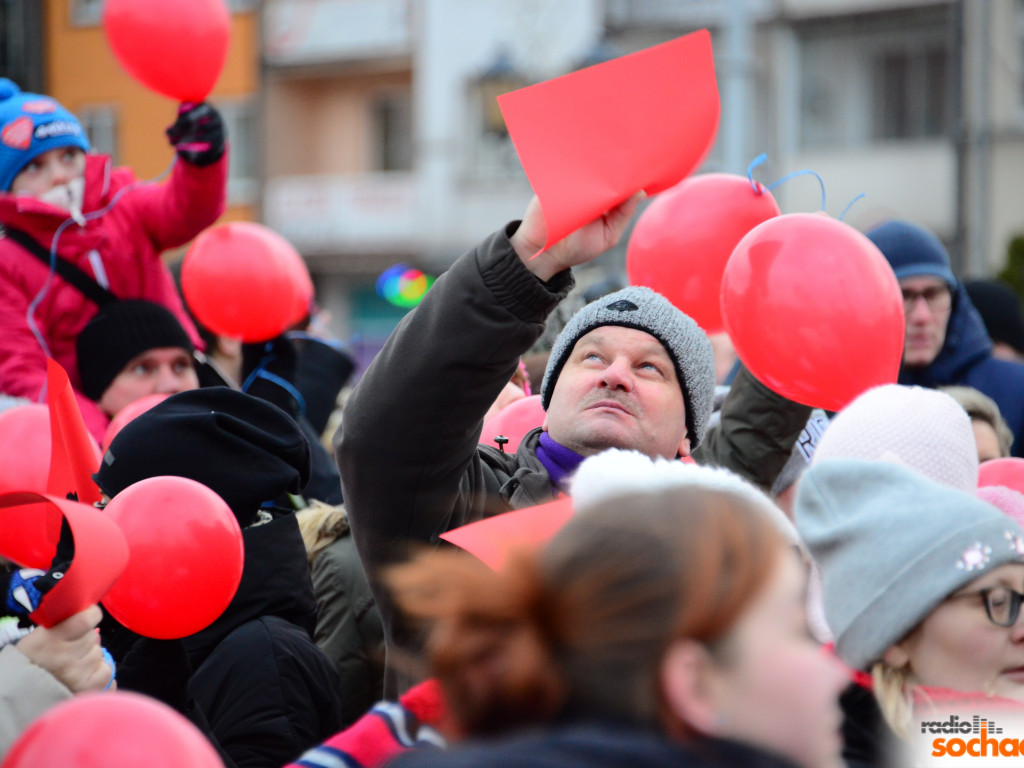 WOŚP z Radiem Sochaczew - fotorelacja - serce Sochaczewa