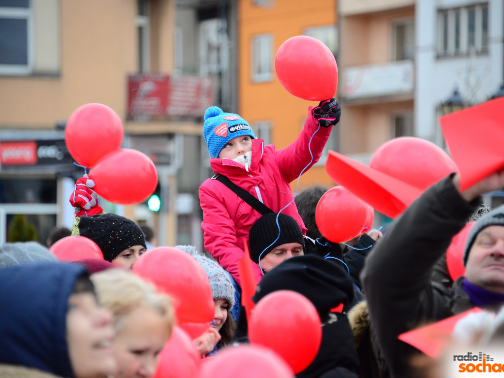 WOŚP z Radiem Sochaczew - fotorelacja - serce Sochaczewa