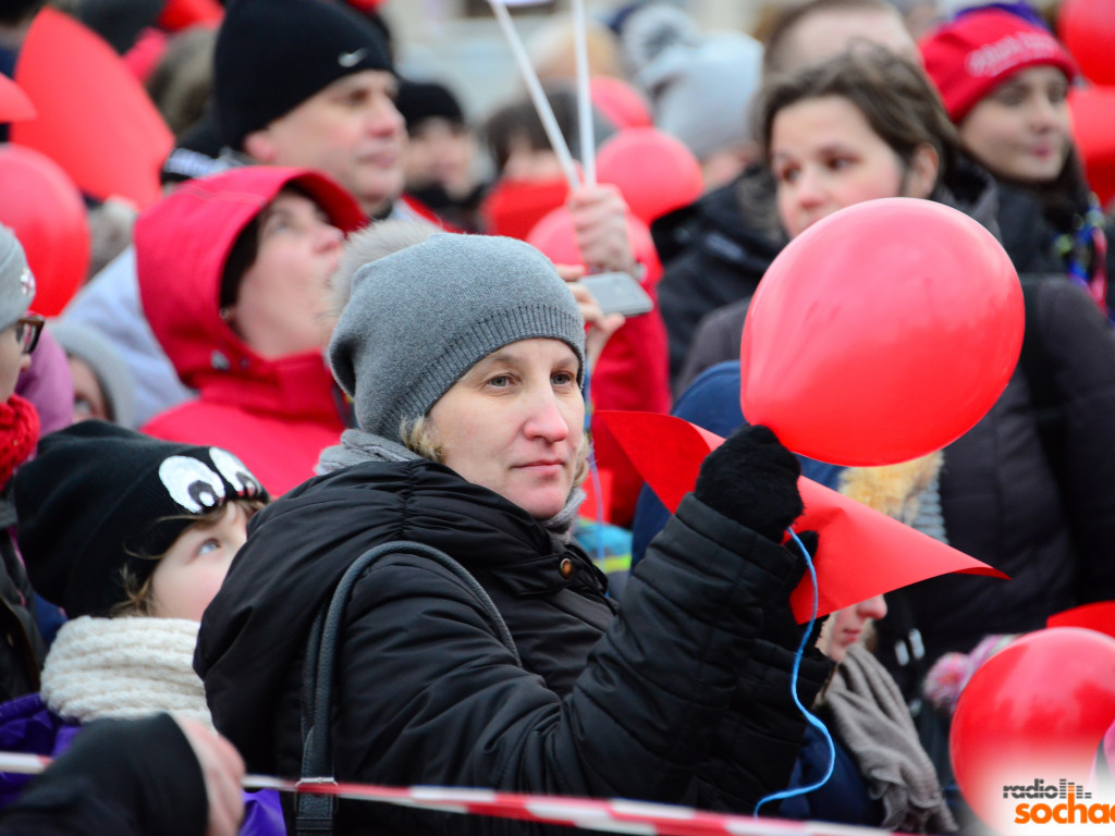 WOŚP z Radiem Sochaczew - fotorelacja - serce Sochaczewa