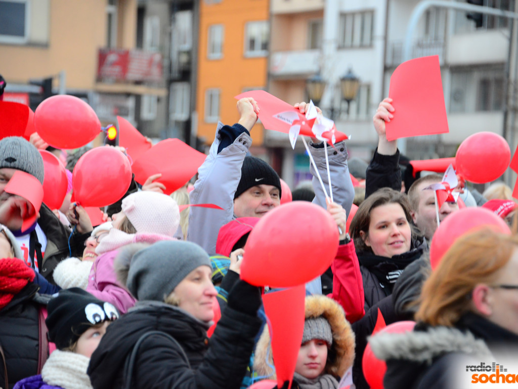 WOŚP z Radiem Sochaczew - fotorelacja - serce Sochaczewa
