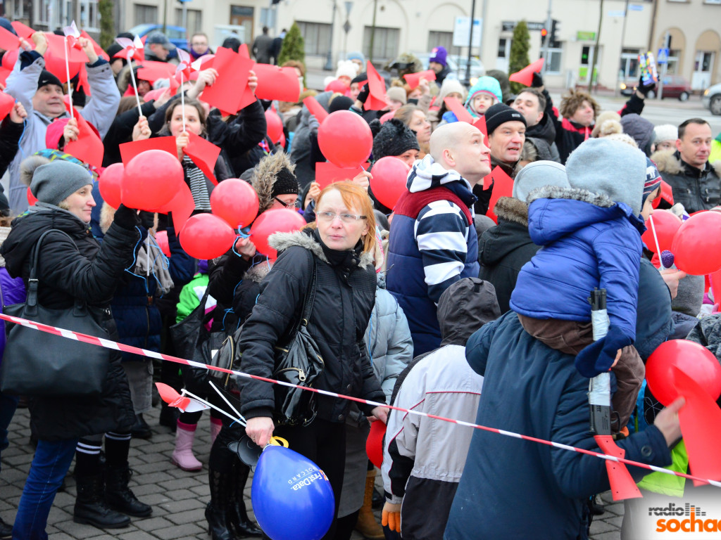 WOŚP z Radiem Sochaczew - fotorelacja - serce Sochaczewa