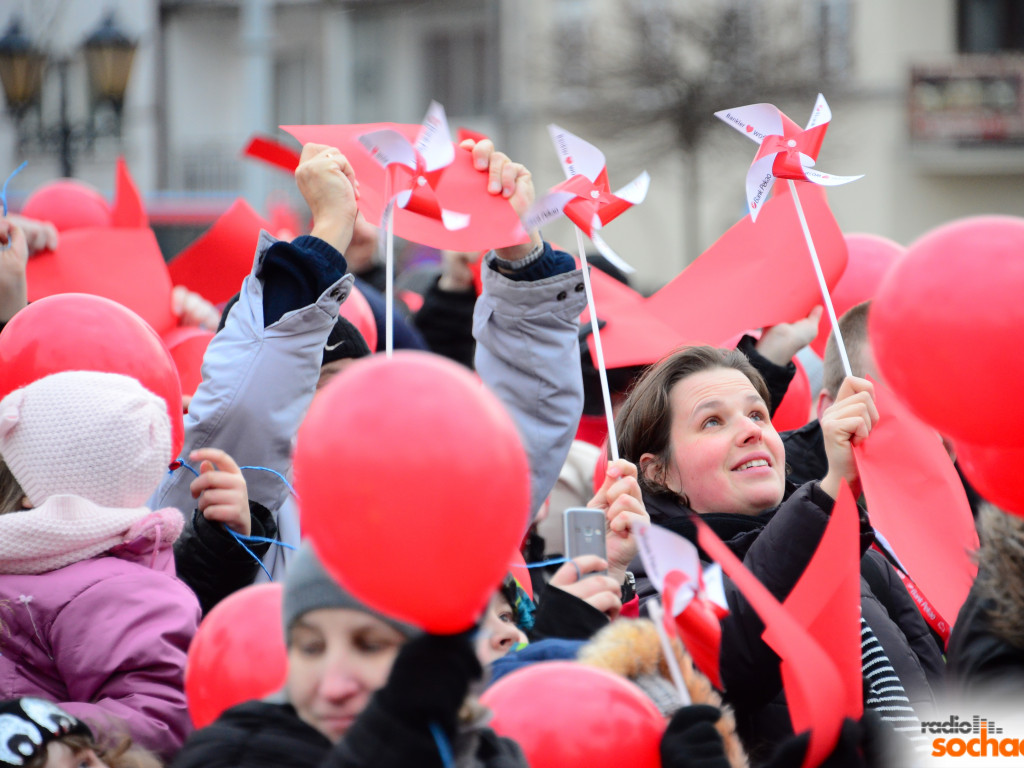 WOŚP z Radiem Sochaczew - fotorelacja - serce Sochaczewa