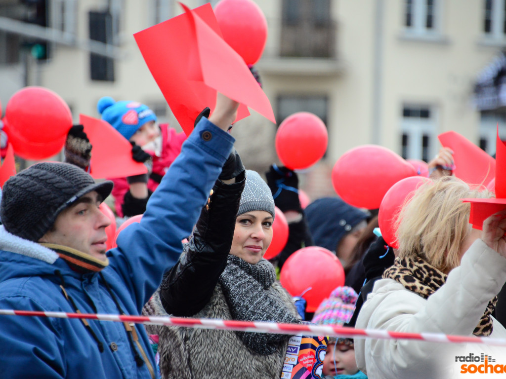 WOŚP z Radiem Sochaczew - fotorelacja - serce Sochaczewa