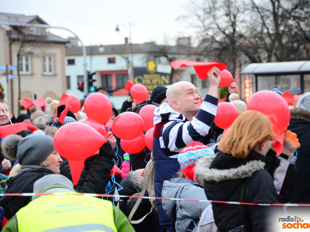 WOŚP z Radiem Sochaczew - fotorelacja - serce Sochaczewa