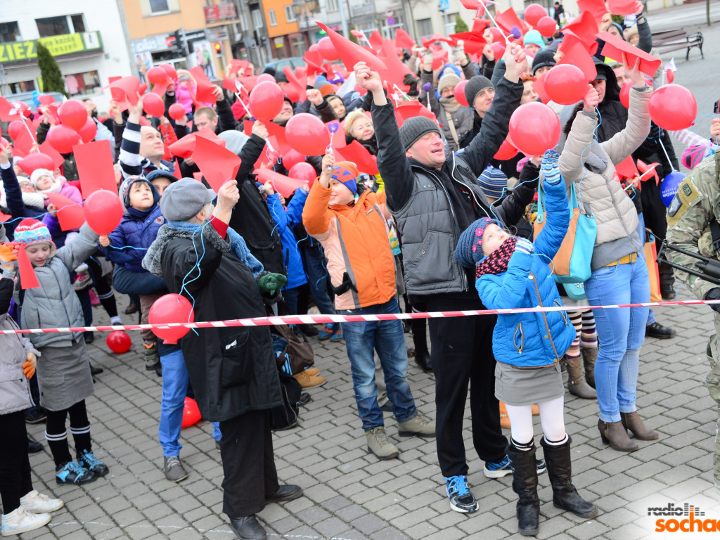 WOŚP z Radiem Sochaczew - fotorelacja - serce Sochaczewa