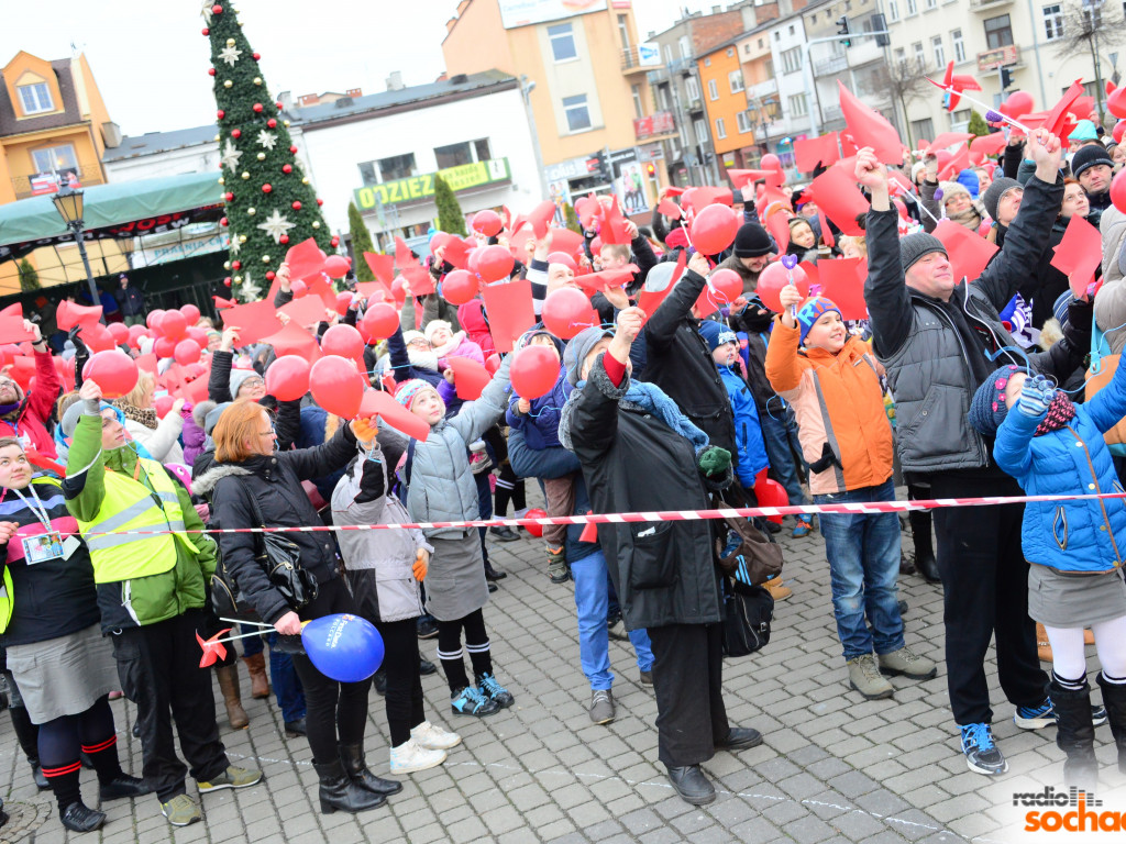 WOŚP z Radiem Sochaczew - fotorelacja - serce Sochaczewa