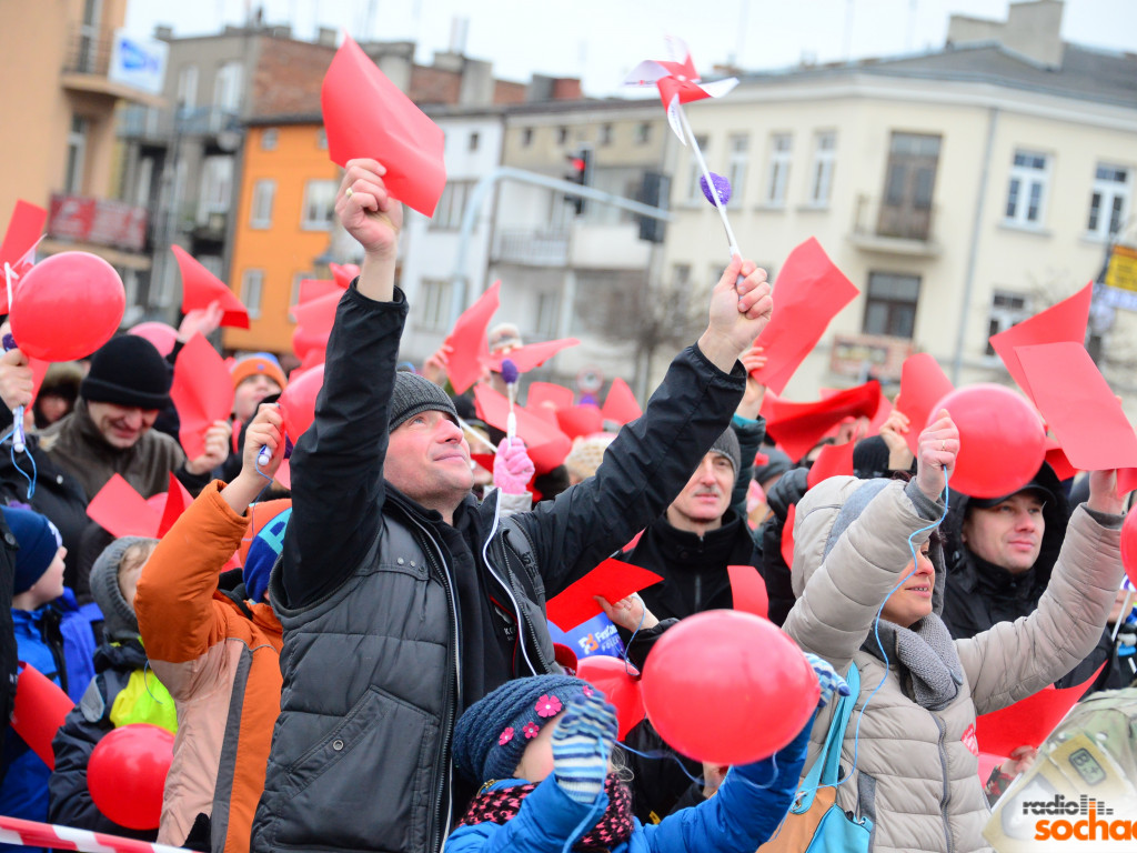 WOŚP z Radiem Sochaczew - fotorelacja - serce Sochaczewa