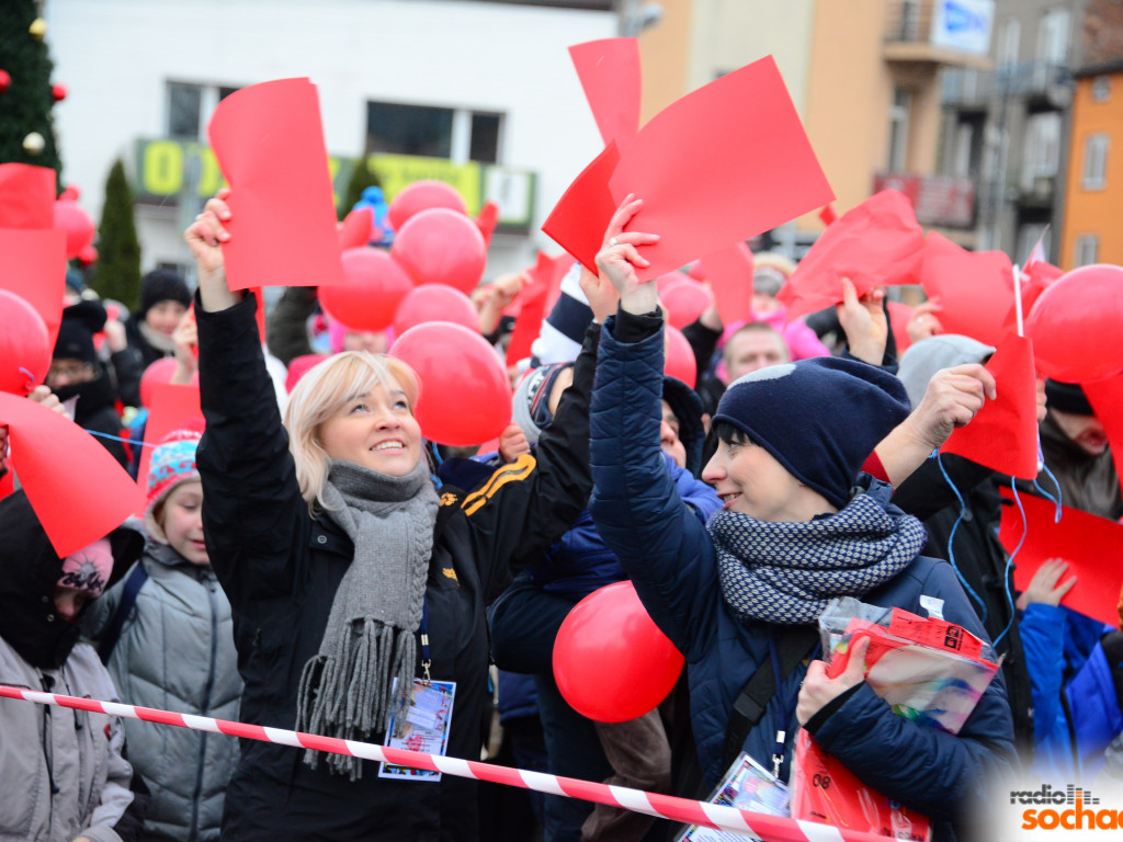 WOŚP z Radiem Sochaczew - fotorelacja - serce Sochaczewa