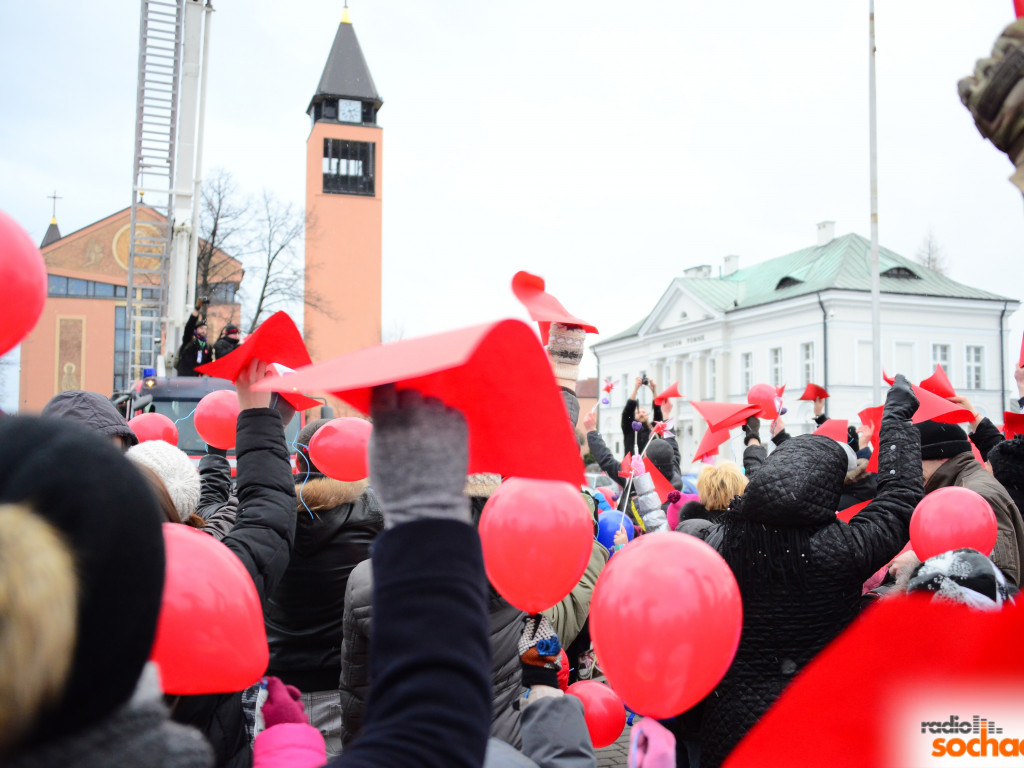 WOŚP z Radiem Sochaczew - fotorelacja - serce Sochaczewa