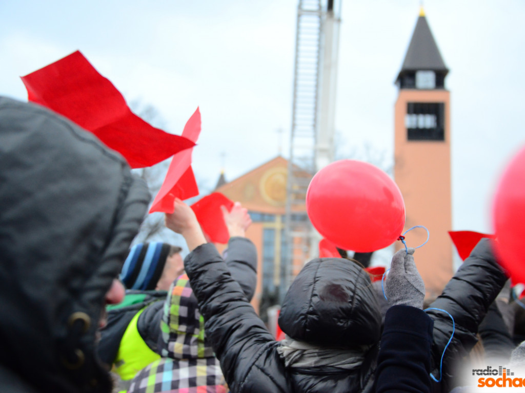 WOŚP z Radiem Sochaczew - fotorelacja - serce Sochaczewa