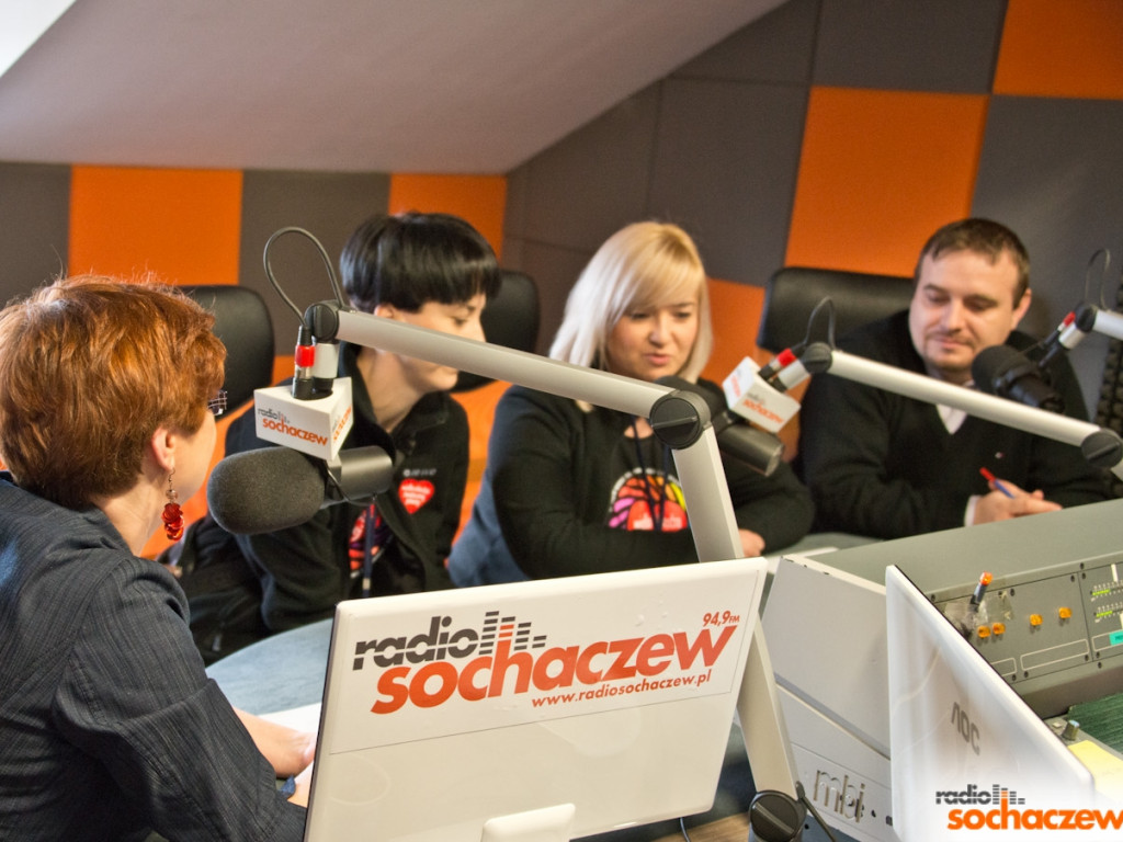 WOŚP z Radiem Sochaczew ? fotorelacja ? studio otwarte