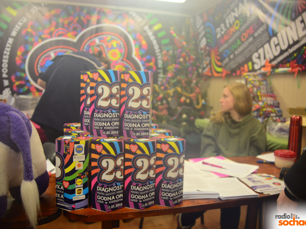 WOŚP z Radiem Sochaczew ? fotorelacja ? sztab i wolontariusze