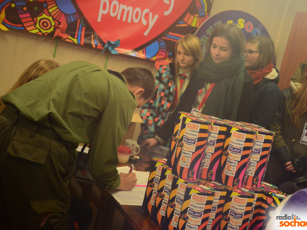 WOŚP z Radiem Sochaczew ? fotorelacja ? sztab i wolontariusze