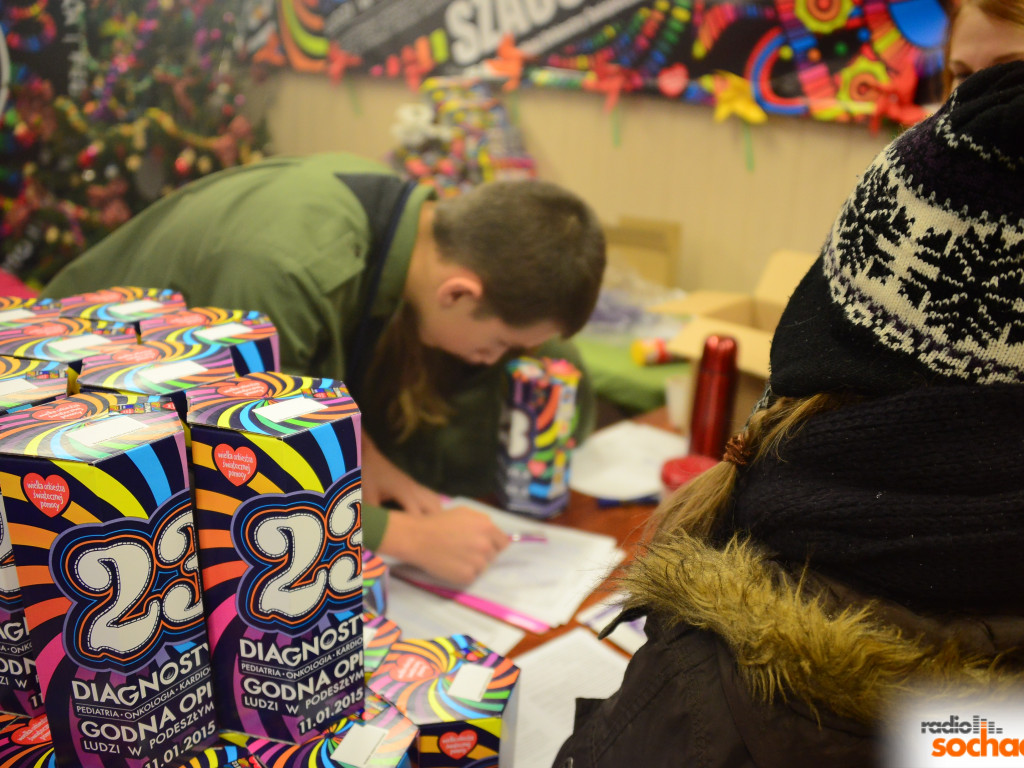 WOŚP z Radiem Sochaczew ? fotorelacja ? sztab i wolontariusze