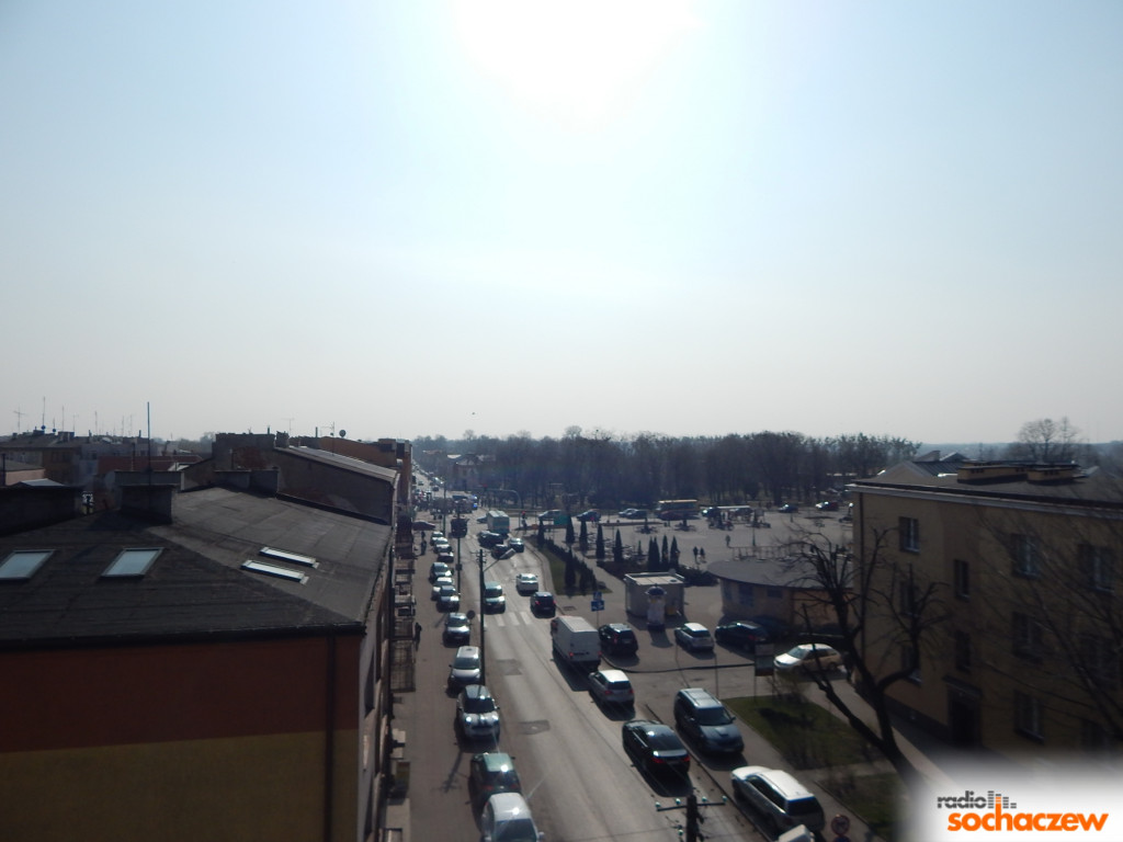 Protest przewoźników w Sochaczewie