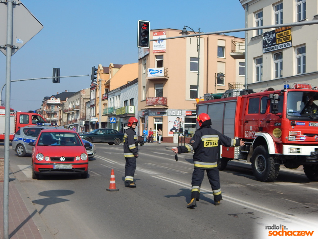 Wypadek samochodowy w Sochaczewie