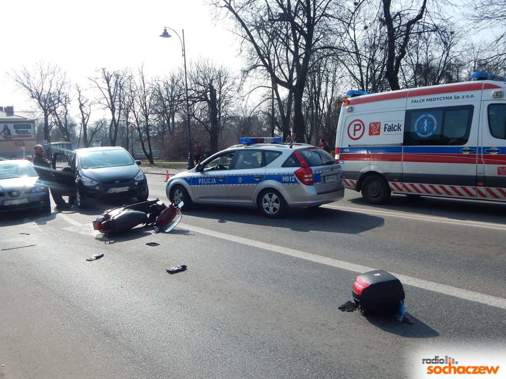 Wypadek samochodowy w Sochaczewie