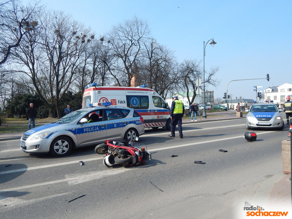 Wypadek samochodowy w Sochaczewie
