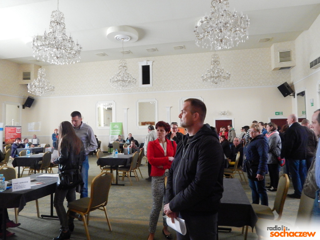 W Hotelu Chopin w Sochaczewie trwają targi pracy