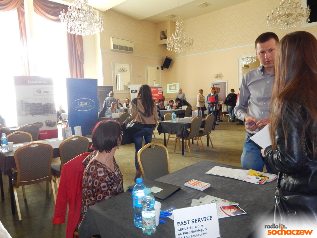 W Hotelu Chopin w Sochaczewie trwają targi pracy