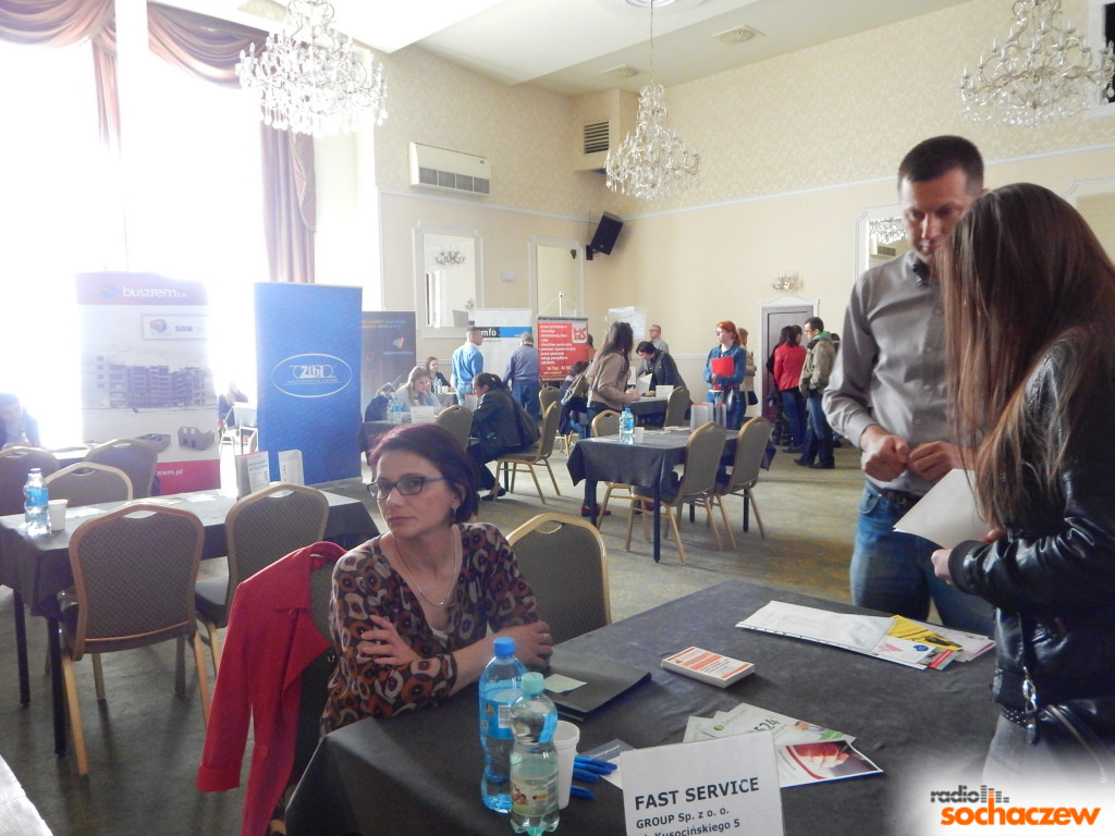 W Hotelu Chopin w Sochaczewie trwają targi pracy