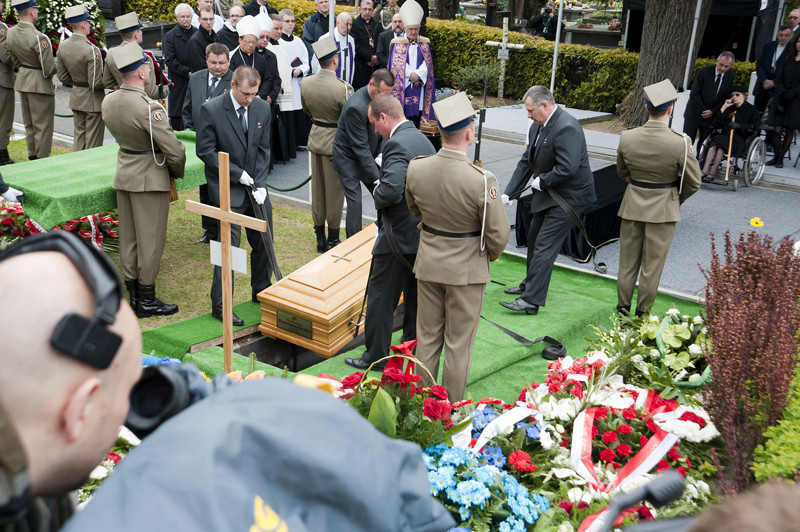 Pożegnanie Profesora w obiektywie sochaczewskiego fotografa