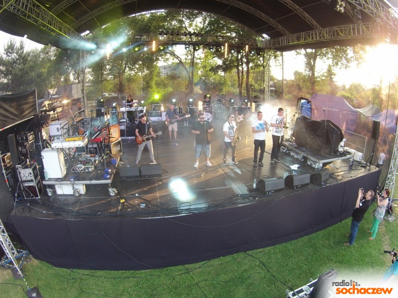 Radio Sochaczew na Dniach Sochaczewa - widziane z drona