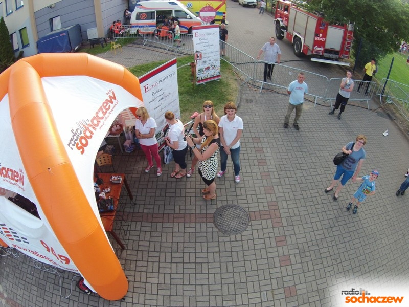 Radio Sochaczew na Dniach Sochaczewa - widziane z drona