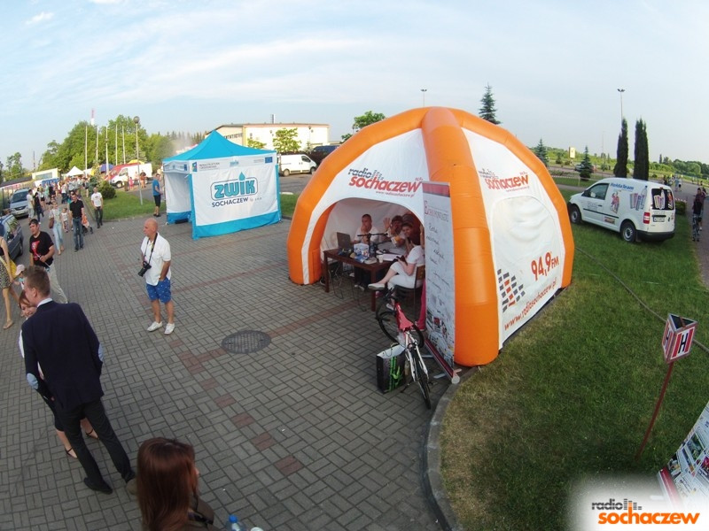 Radio Sochaczew na Dniach Sochaczewa - widziane z drona