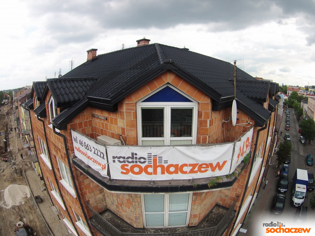 Remont ulicy Staszica widziany okiem drona