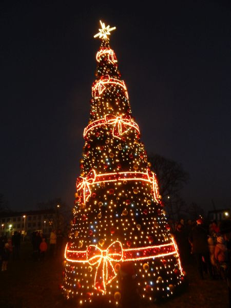 W Błoniu zabłysnęła świąteczna choinka