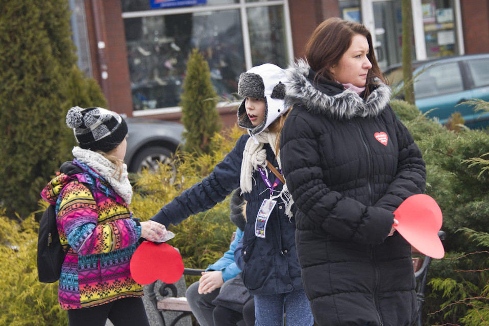 Orkiestrowe serce na Placu Kościuszki