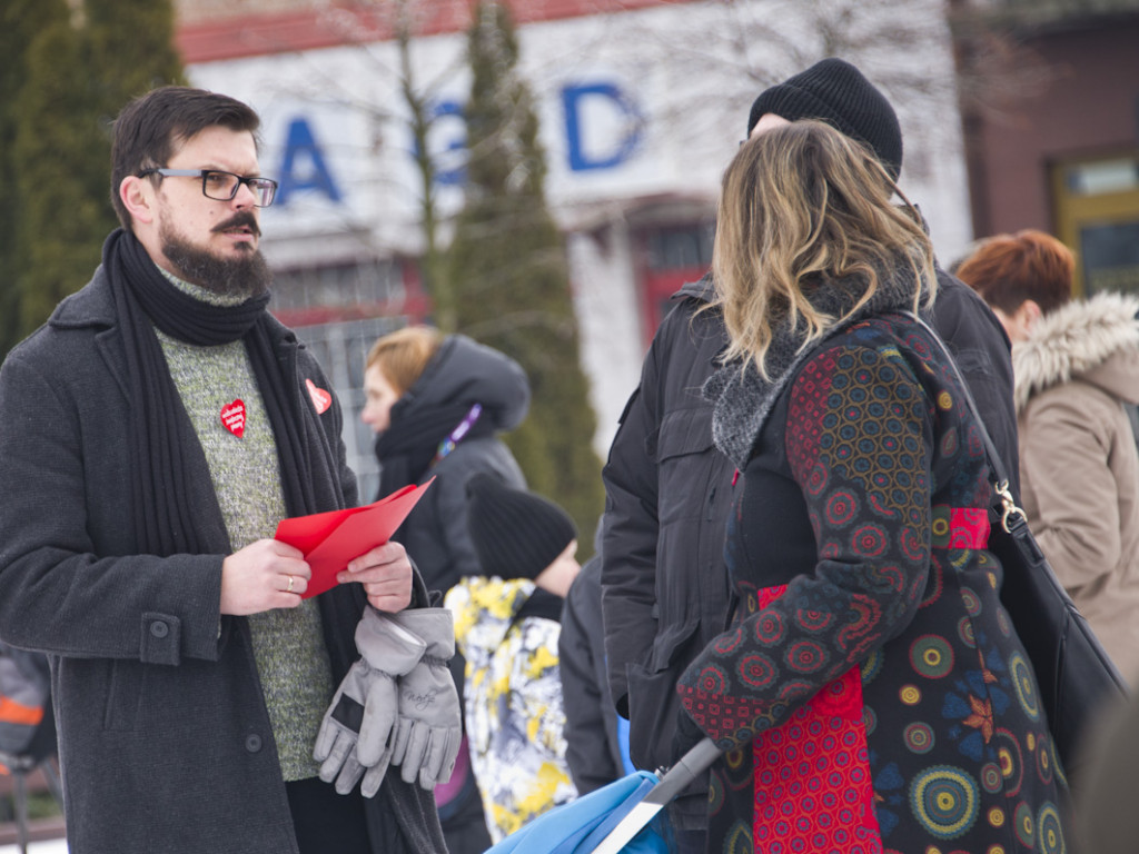 Orkiestrowe serce na Placu Kościuszki