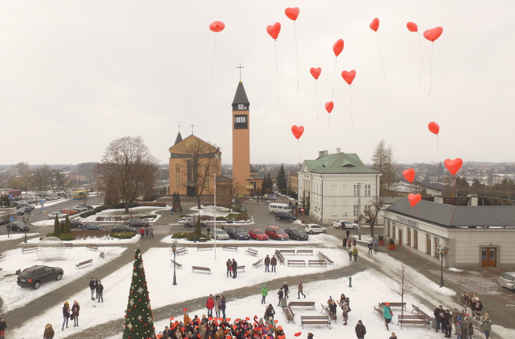 Orkiestrowe serce na Placu Kościuszki