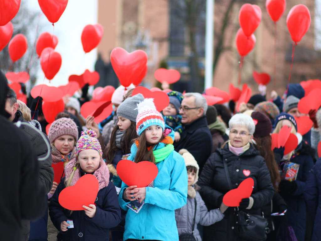 Orkiestrowe serce na Placu Kościuszki