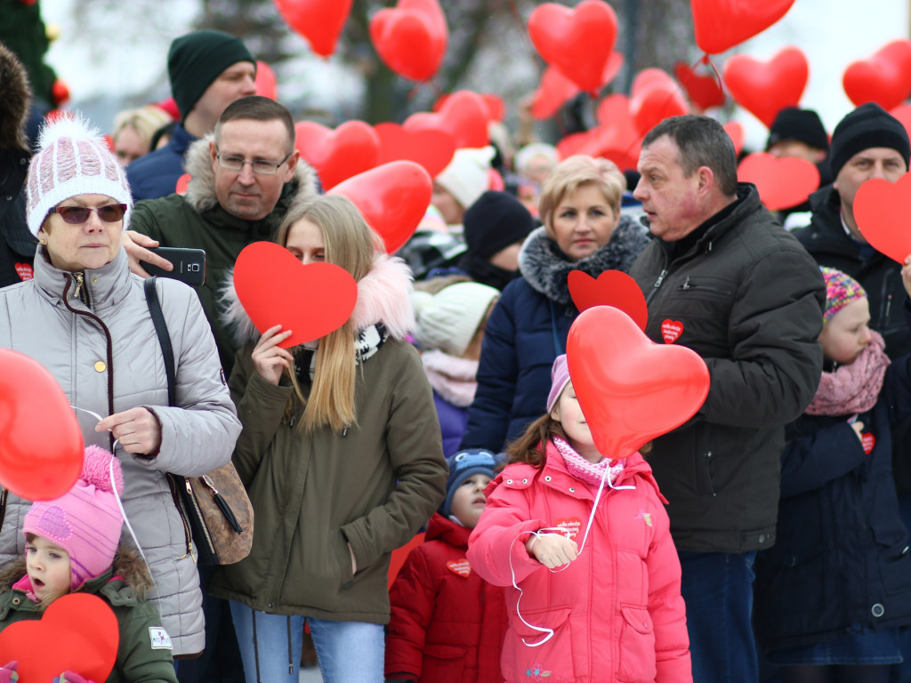 Orkiestrowe serce na Placu Kościuszki