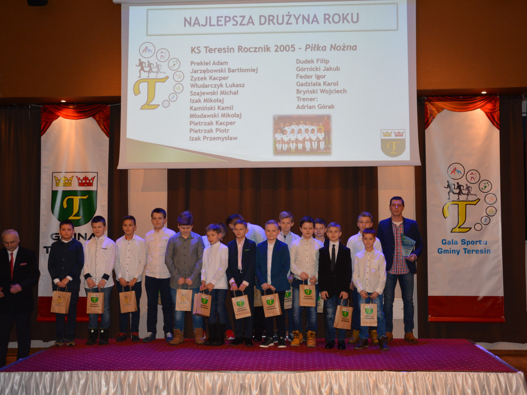 Teresin nagrodził najlepszych sportowców