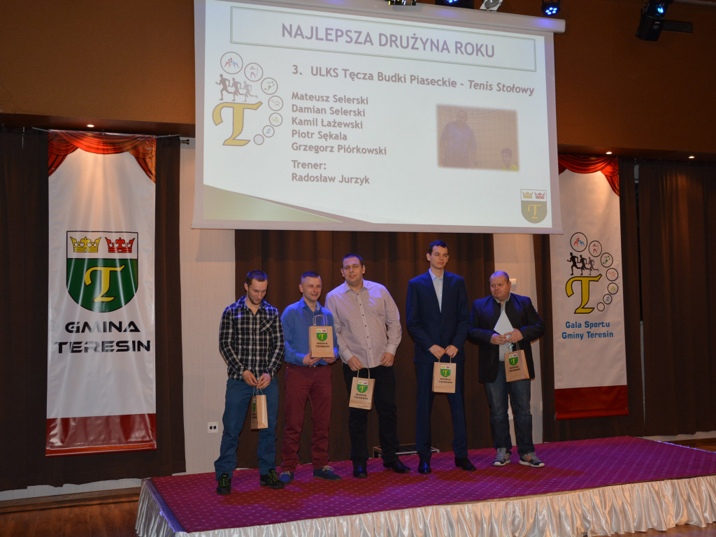 Teresin nagrodził najlepszych sportowców