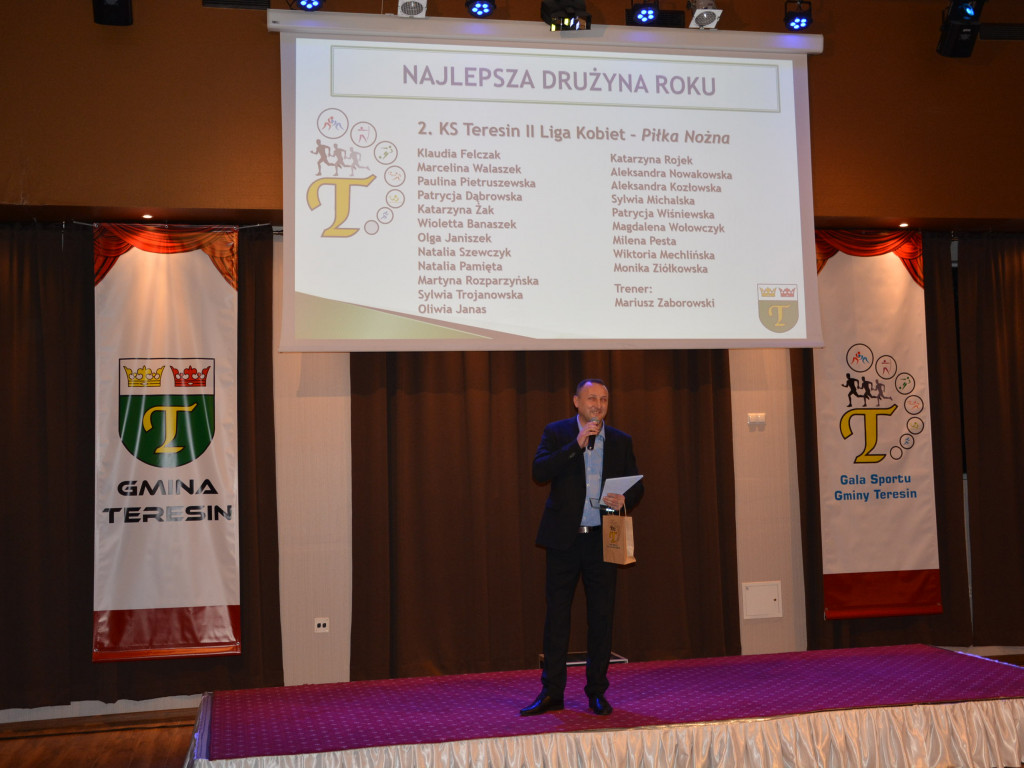 Teresin nagrodził najlepszych sportowców