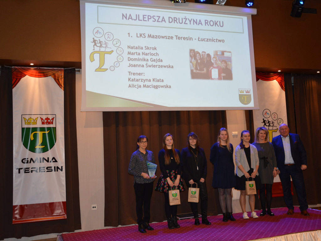 Teresin nagrodził najlepszych sportowców