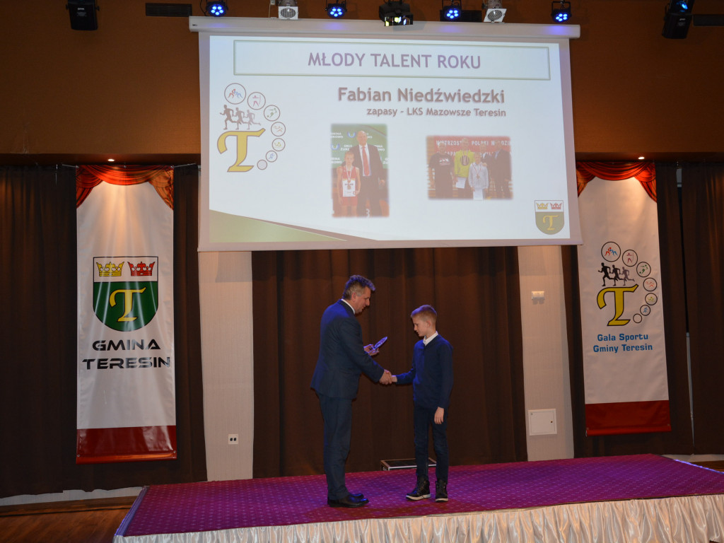 Teresin nagrodził najlepszych sportowców
