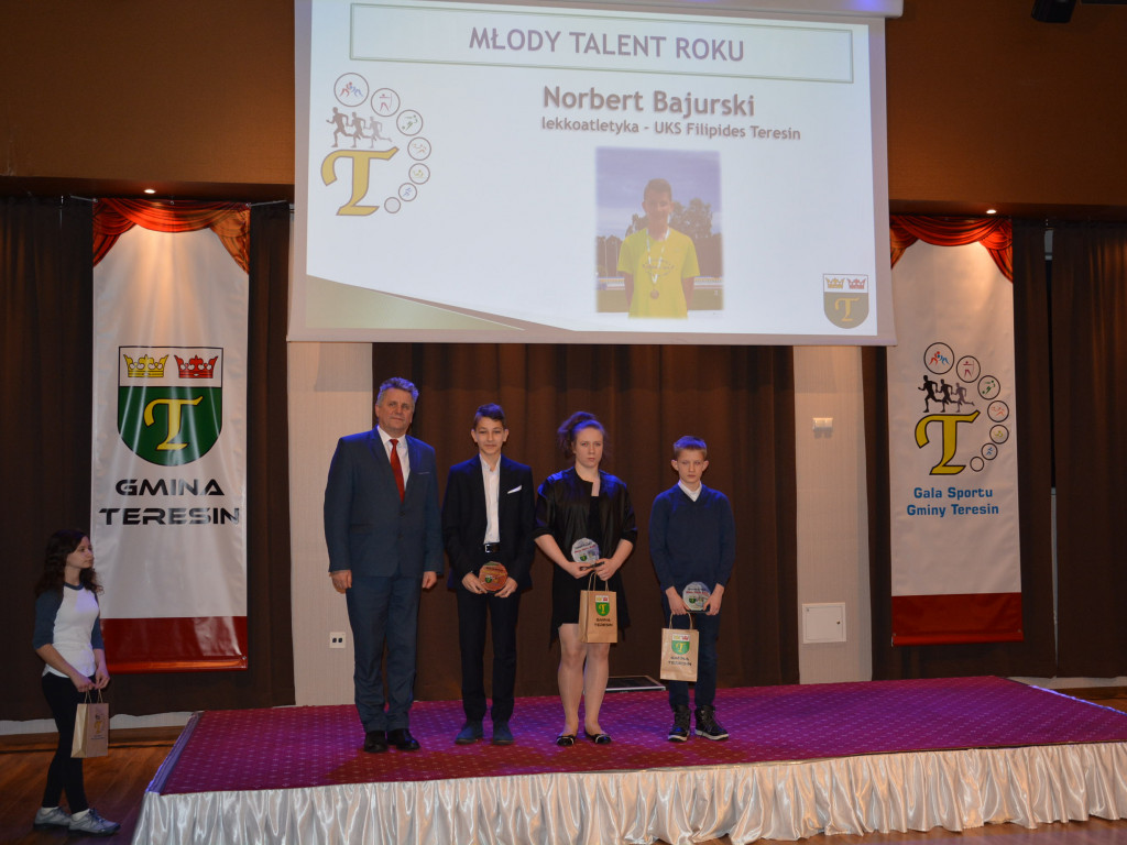 Teresin nagrodził najlepszych sportowców